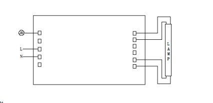 uvc ballast UV150h van 220V 150W voor de Lamp ondersteunende ballast van U810 Z1554