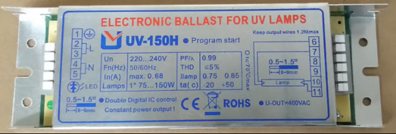 H Elektronische Ballast van de Vorm de Kiemdodende Lamp voor UVlampen 150W