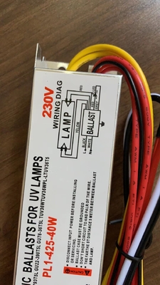UV de Lamp Elektronische Ballast van 230V 40W voor Kiemdodend