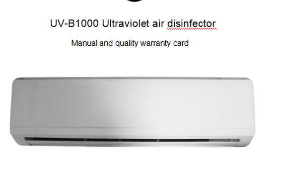 B1000200w van de Ultraviolette de Zuiveringsinstallatie 1000M3/hour Luchtsterilisator