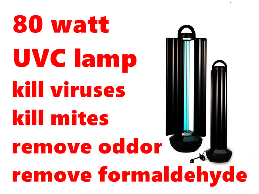 van de de Sterilisatorlucht van 70w 80w UVC van de de desinfectiemachine moord van het de oppervlaktevirus