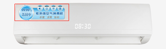 van de het Product hangt het draagbare Lucht van 190W 100m2 de Zuiveringsinstallatieluchtzuiveringstoestel op de muur