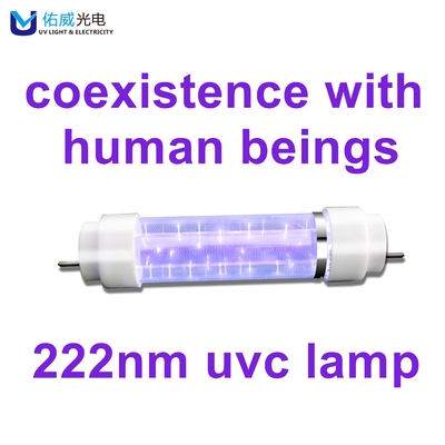 50w UVC Verre Lamp van de de Fabrieks222nm UVdesinfectie van de Ultraviolet Lichtbuis