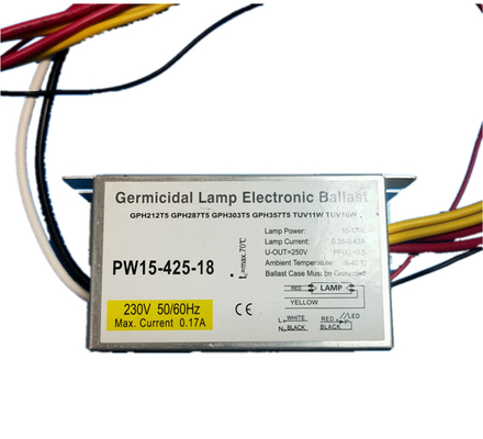 15w Elektronische Ballast 220v van de ijzer de UVlamp - 240v voor UVC Desinfectie
