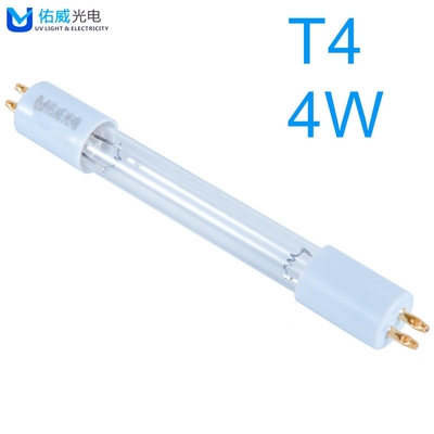 Korte T4 UV UVC-desinfectielamp 4W Ozonbacteriëndodende kasten