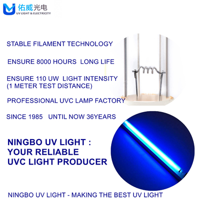 FCC van Ce ROHS Licht van de de Lamp10w UVmuur van de Glast8 UVC Desinfectie